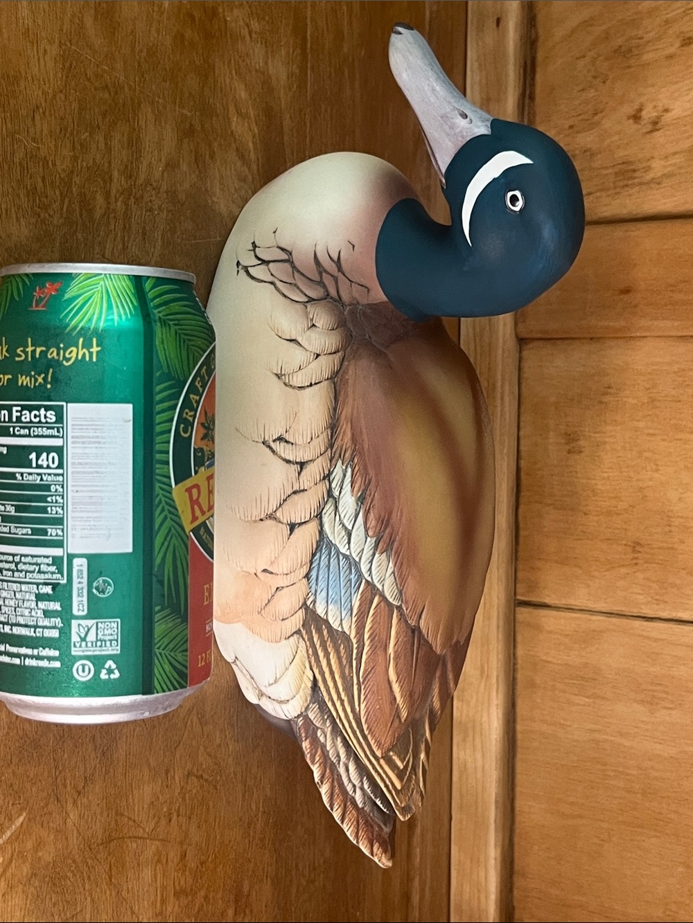 VTG-Rare-Large Scale,Blue-Winged Teal HandPainted PorcelainDuck, Andrea by Sadek - Picture 9 of 12